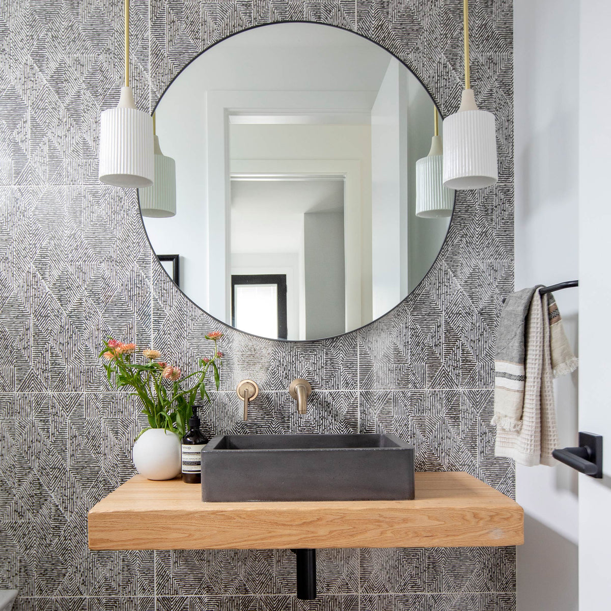 Tumwater Small Pendants, Interior Design by Oliver Simon Design, Photography by Janis Nicolay / Pinecone Camp