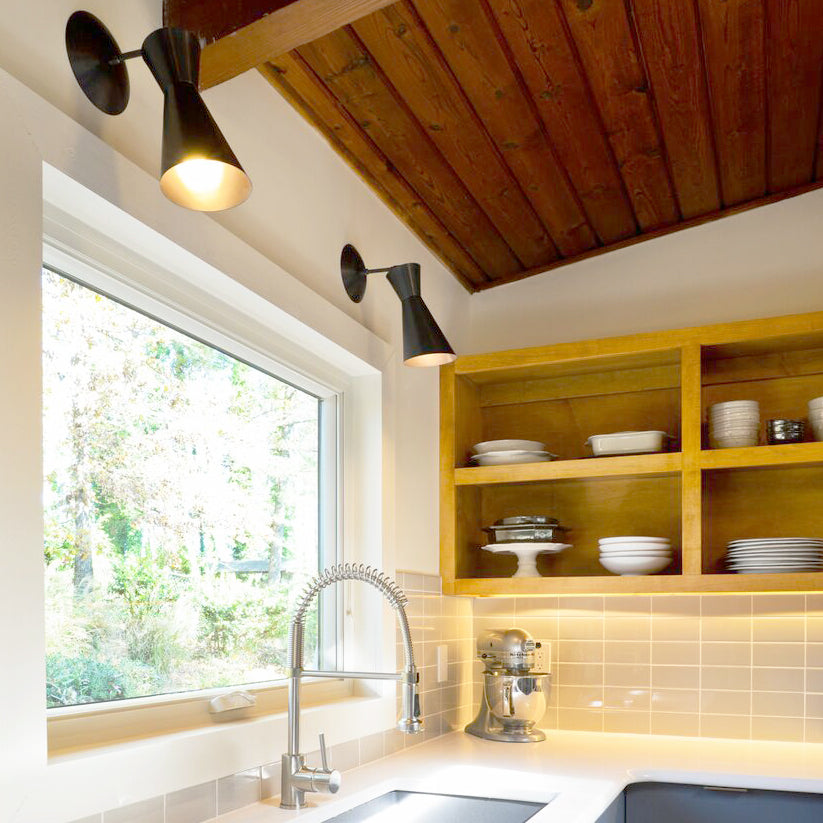 Tryons shown in Matte Black. Interior Design by Blake Burton