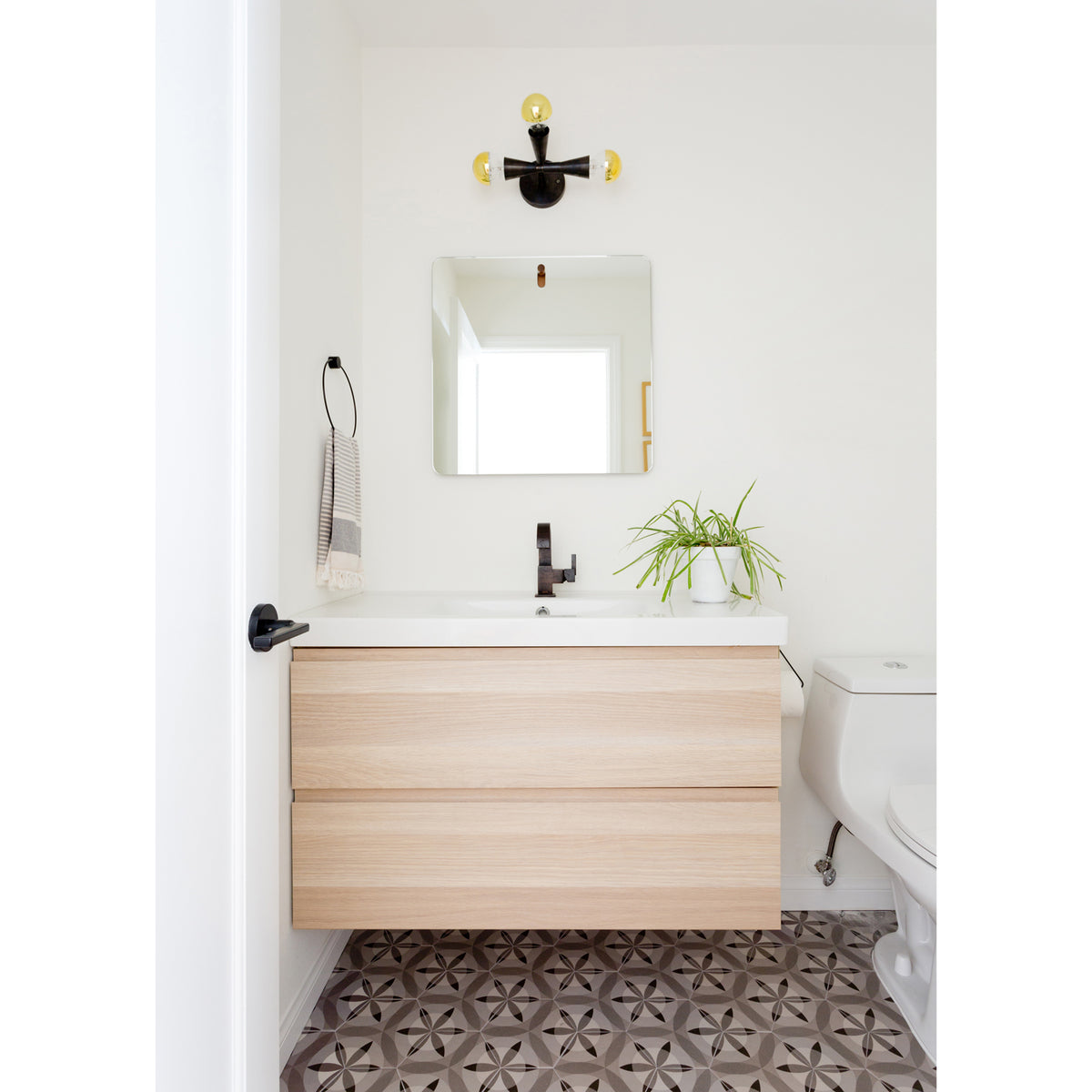 Leopold shown in Matte Black. Interior Design by Carly Waters. Photo by Amy Bartlam
