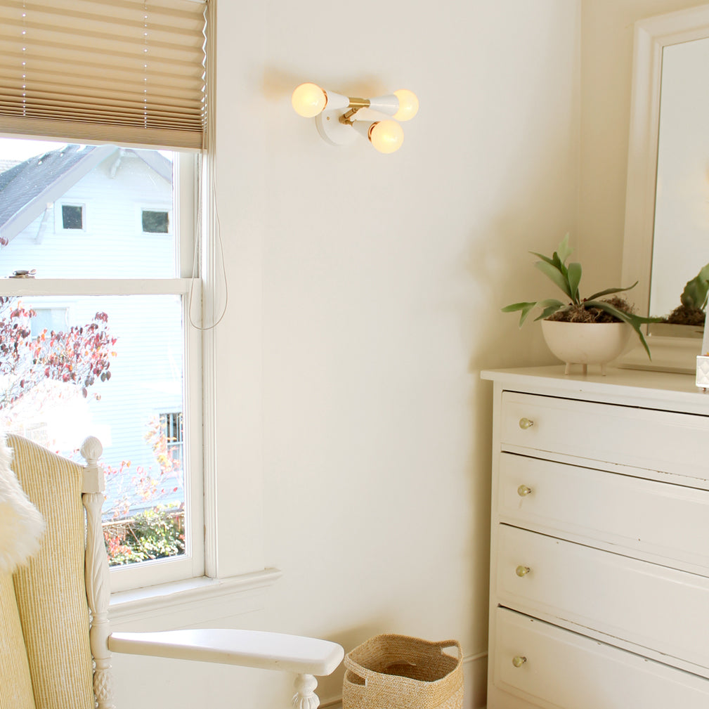 Leopold shown in White. Interior Design by Teal Davison Design