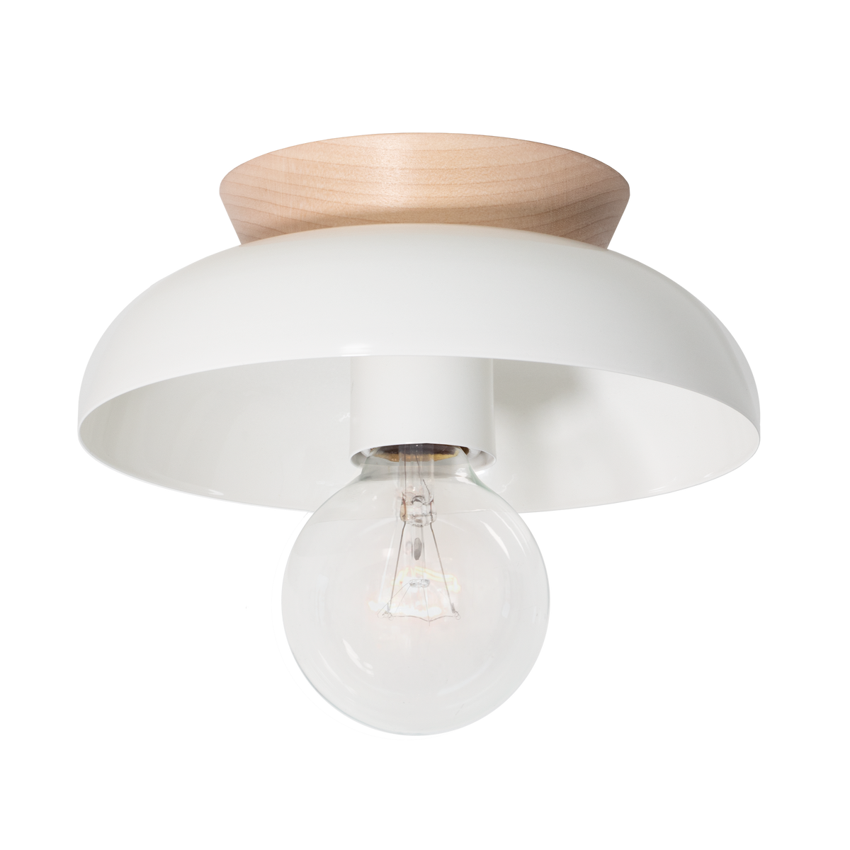 Lucia shown in White and Maple canopy