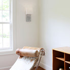 Asch Sconce shown in Brownstone White