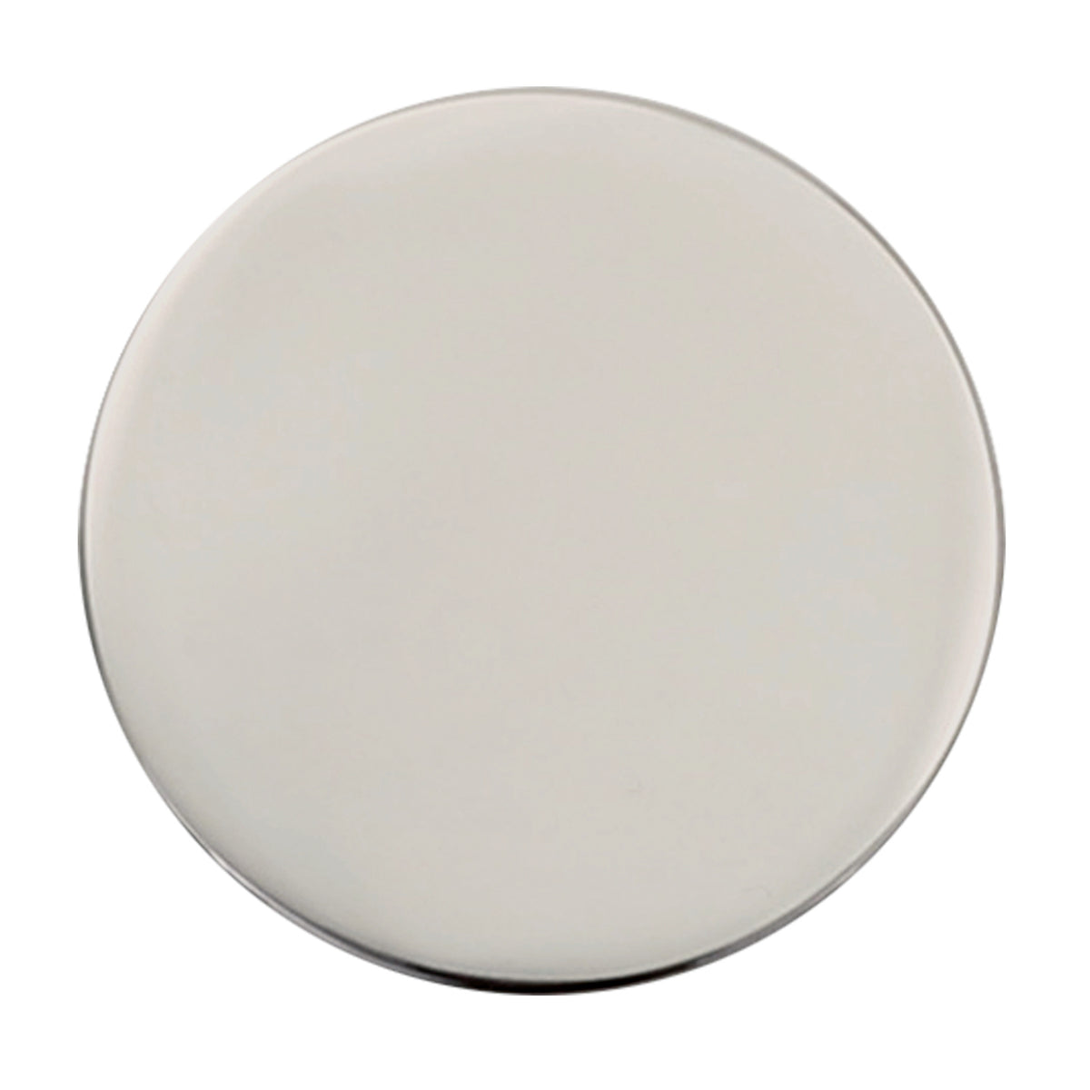 Finish sample for hardware shown in Polished Nickel