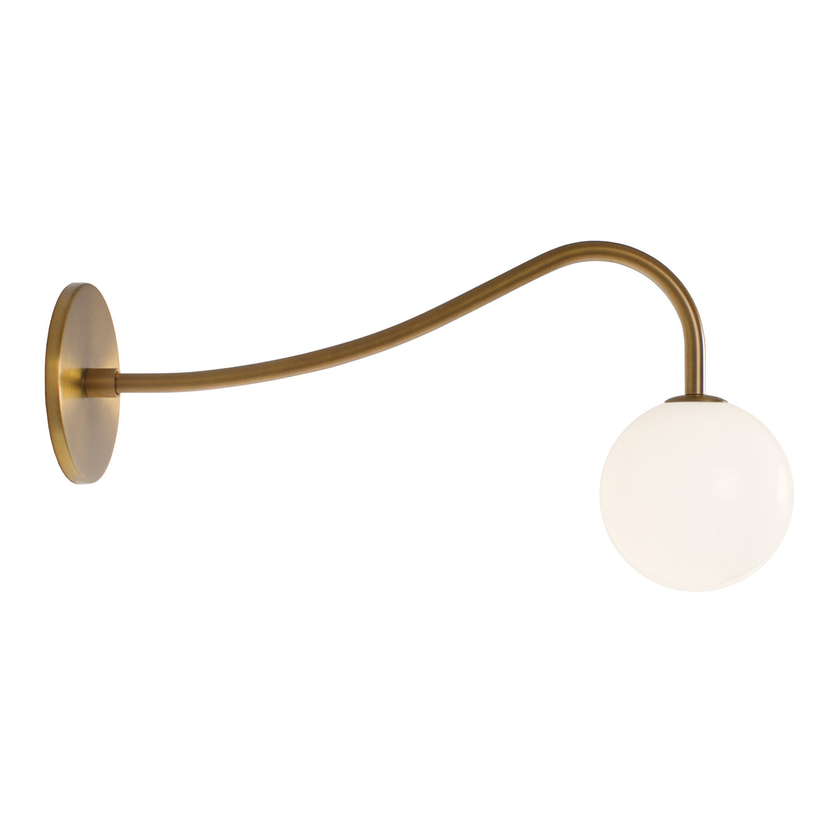 Josephine Sconce shown in Heirloom Brass